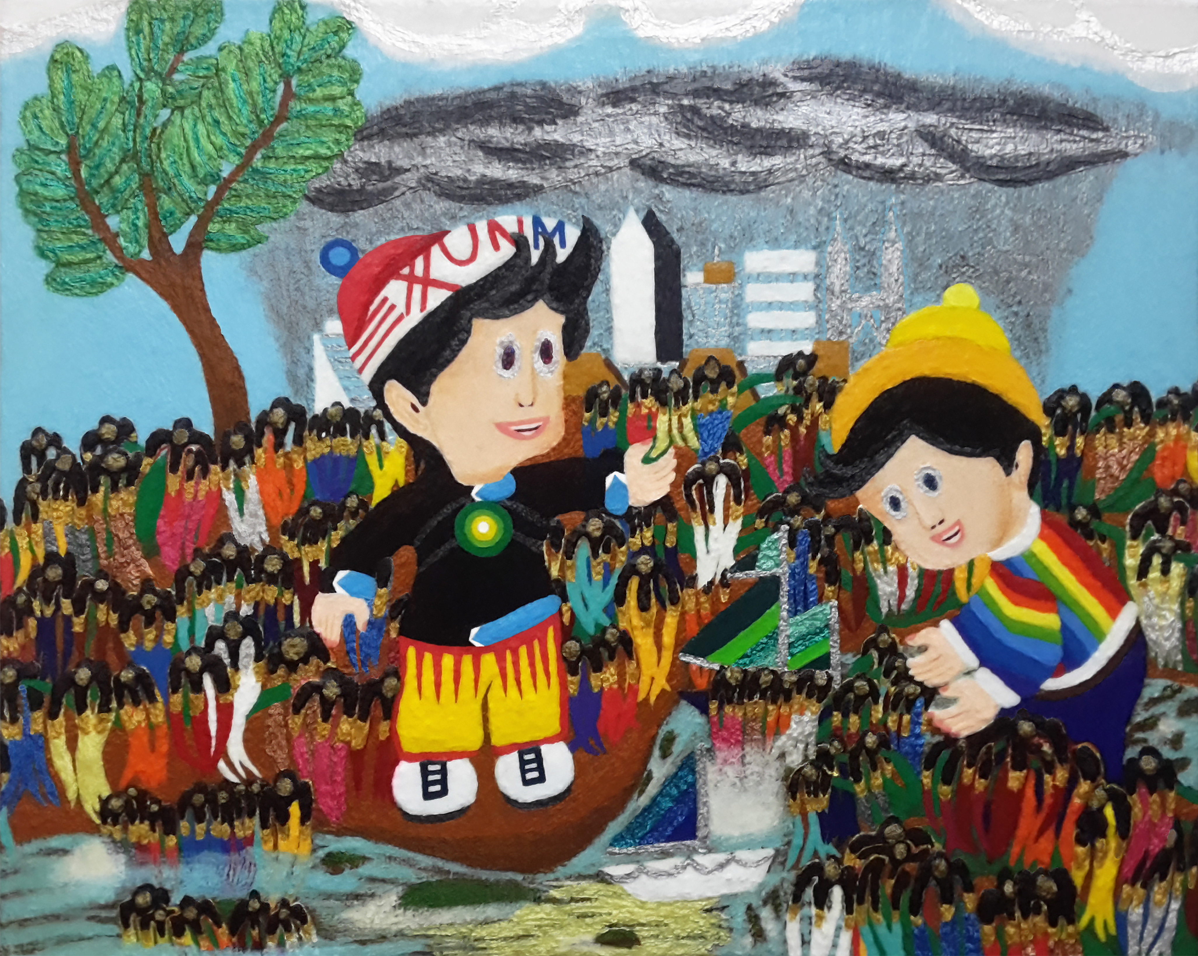 nature, environment, environmental science, climate, climate change, climate action now, climate justice, keep it in the ground, acton climate, renewables, solar, below 1.5, united nations, un climate summit, fossil free world, save the arctic, save the amazon, save the reef, acrylic painting, canvas painting, LoveArtLoveYourLife.